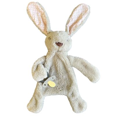 eskids-bunny-comforter-dummy-holder-pink-beige-the little haven