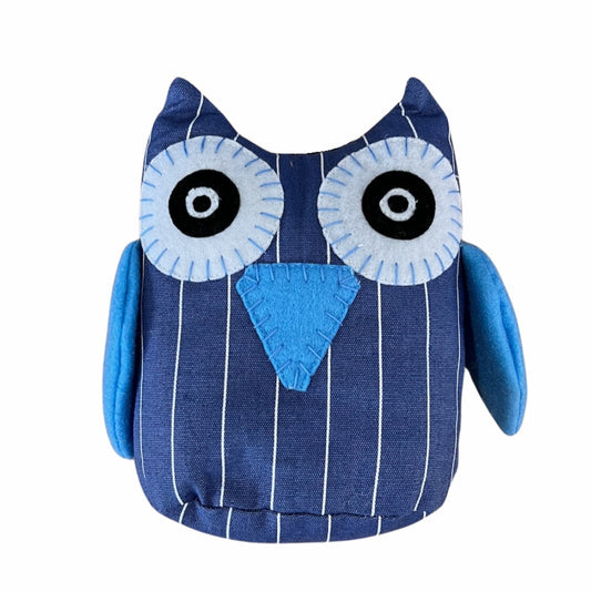 Bluebell Stripe Owl-the little haven