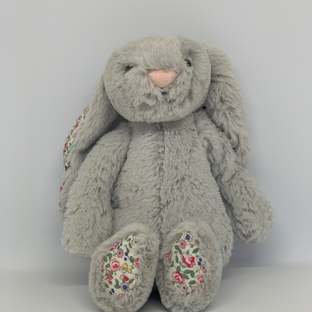 Jellycat - Blossom Bashful Silver Bunny - Small - the little haven
