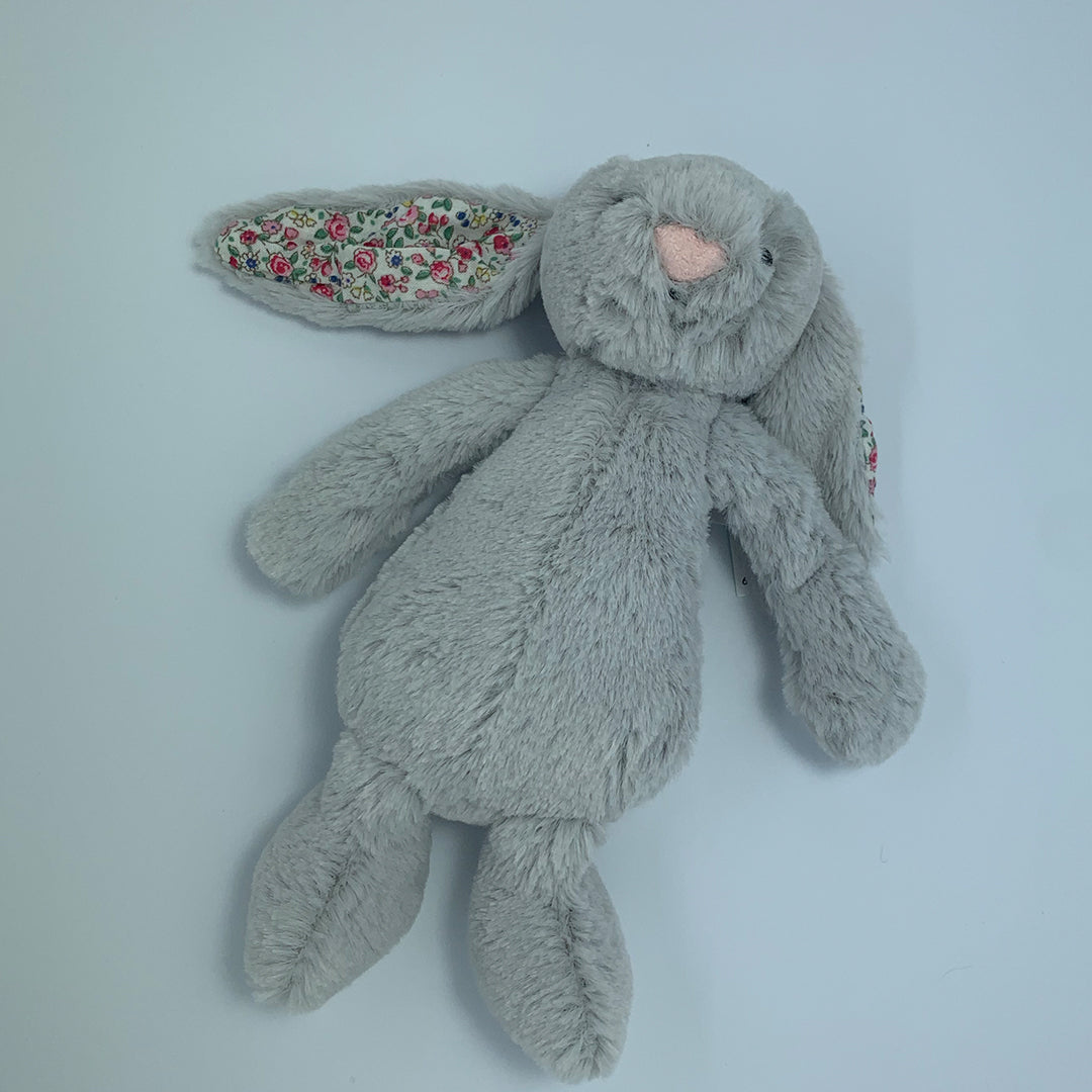 Jellycat - Blossom Bashful Silver Bunny - Small - the little haven