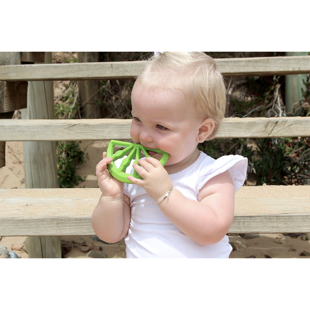 Citrus Silicone Teether-the little haven