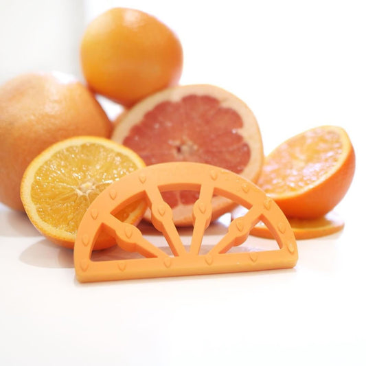 Citrus Silicone Teether-the little haven