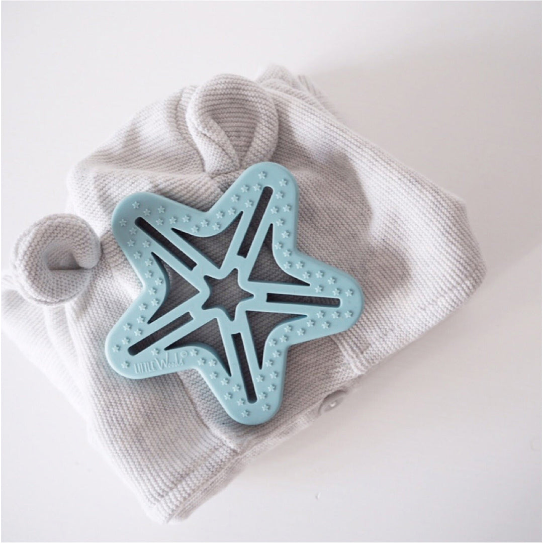 Shooting Star Silicone Teether-the little haven