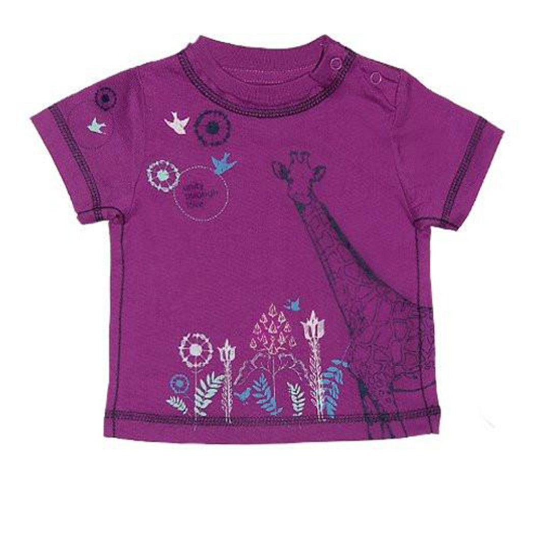 Organic Tee Shirt - Unity Through Love (Giraffe)-the little haven