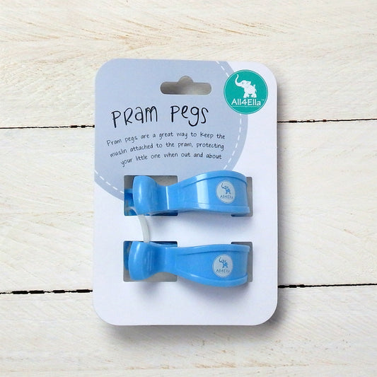 Pram Pegs - Blue – 2 Pack
