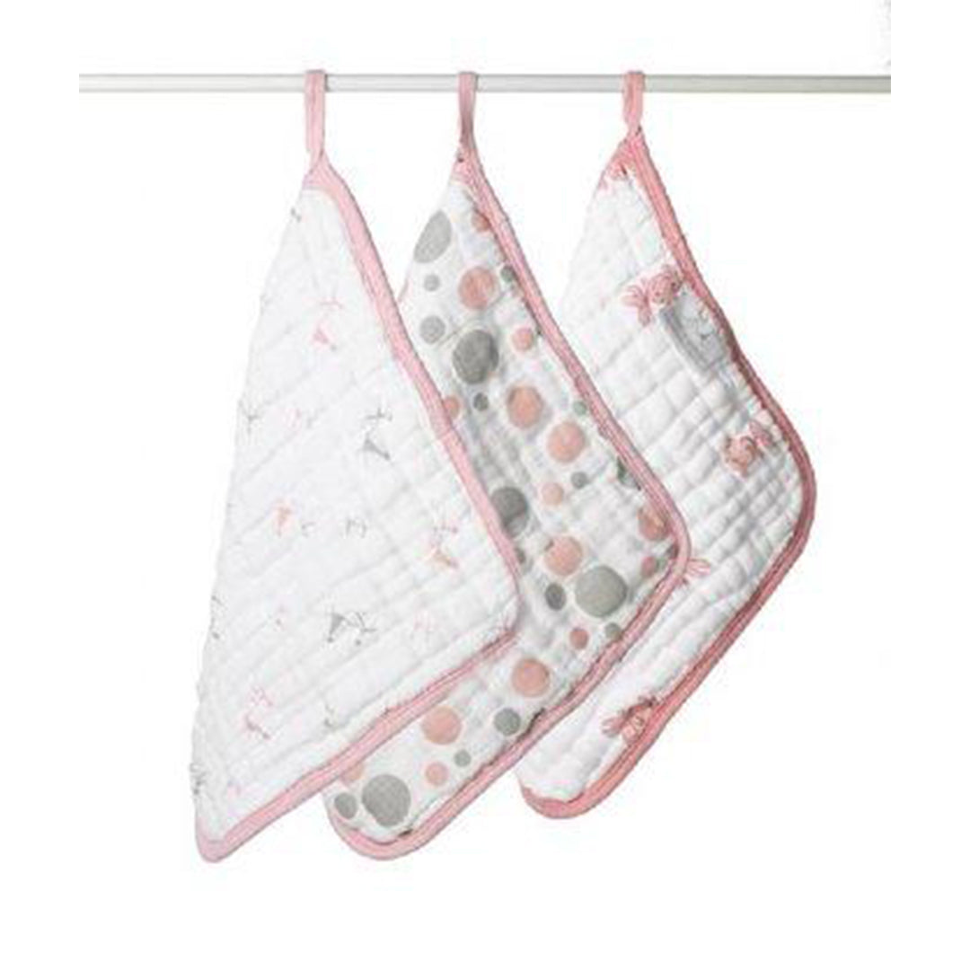 Washcloth Pack of 2 - Pink-the little haven